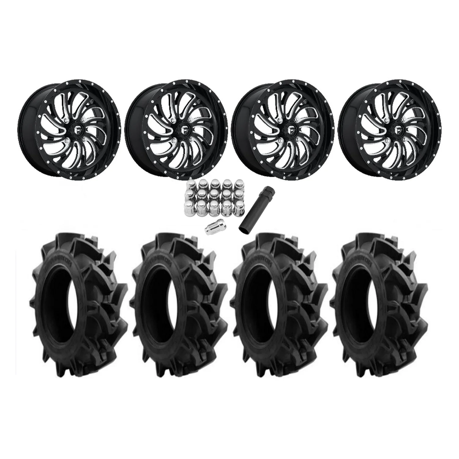 EFX Motohavok 33x8.5-20 Tires on Fuel Kompressor Wheels